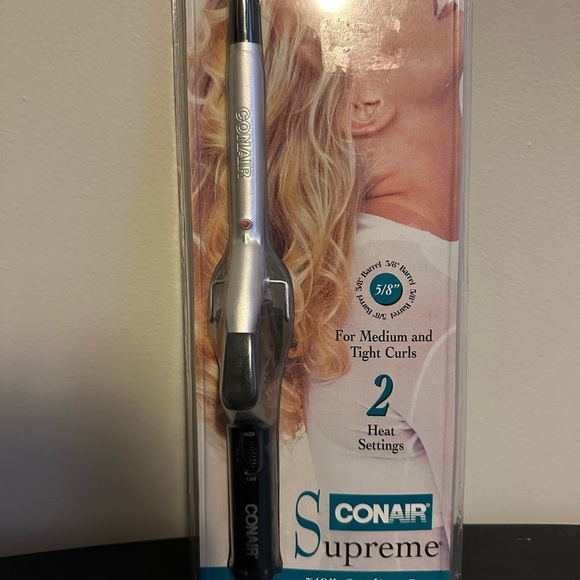 Conair Supreme Curling Iron - Silver and Black - Picture 1 of 6